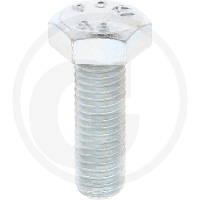 Zeskantbout M10x30 DIN 933 Staal 8.8 Verzinkt 800 N/mm²