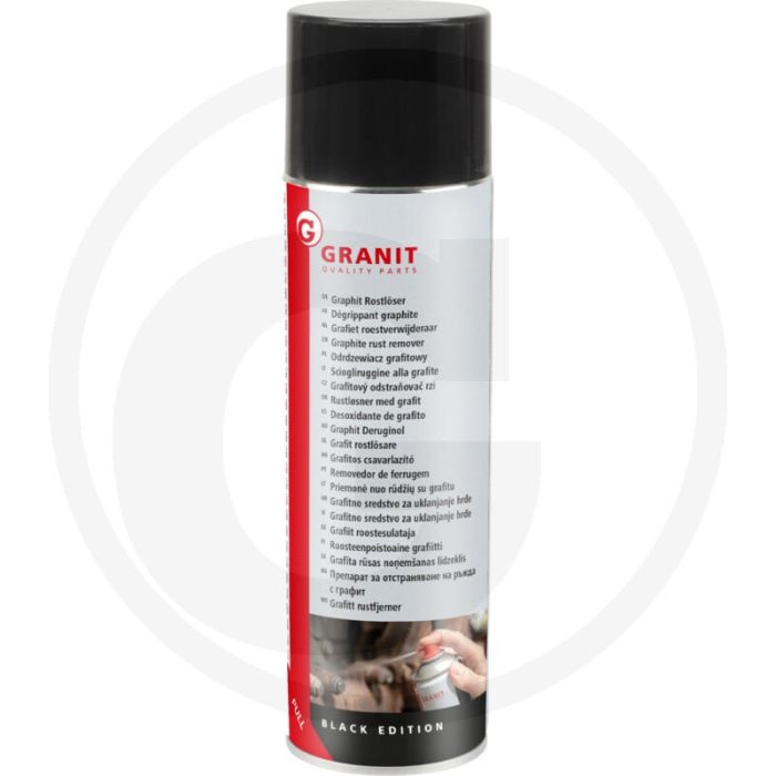 BLACK EDITION Grafiet roestverwijderaar 500ml - Maakt extreem verroeste schroefverbindingen los