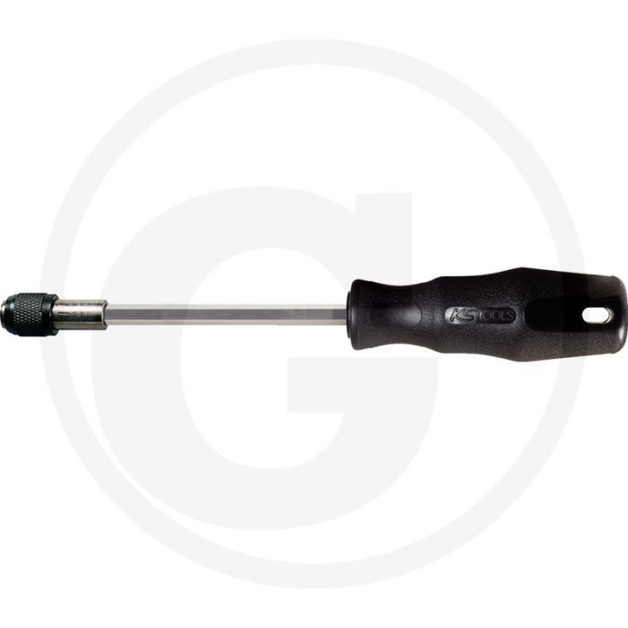 KS Tools 1/4" ERGOTORQUE® Snel verwisselbare bit-schroevendraaier, 200 mm - Met Vergrendeling & Magnet