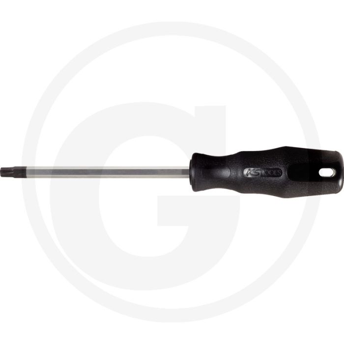 KS Tools ERGOTORQUE® Schroevendraaier voor TX-schroeven met boring, TB10 - 1-Komponentengriff, gehard, verchroomd (175mm) KS Tools ERGOTORQUE® Schroevendraaier voor TX-schroeven met boring, TB10 - 1-Komponentengriff, gehard, verchroomd (175mm)