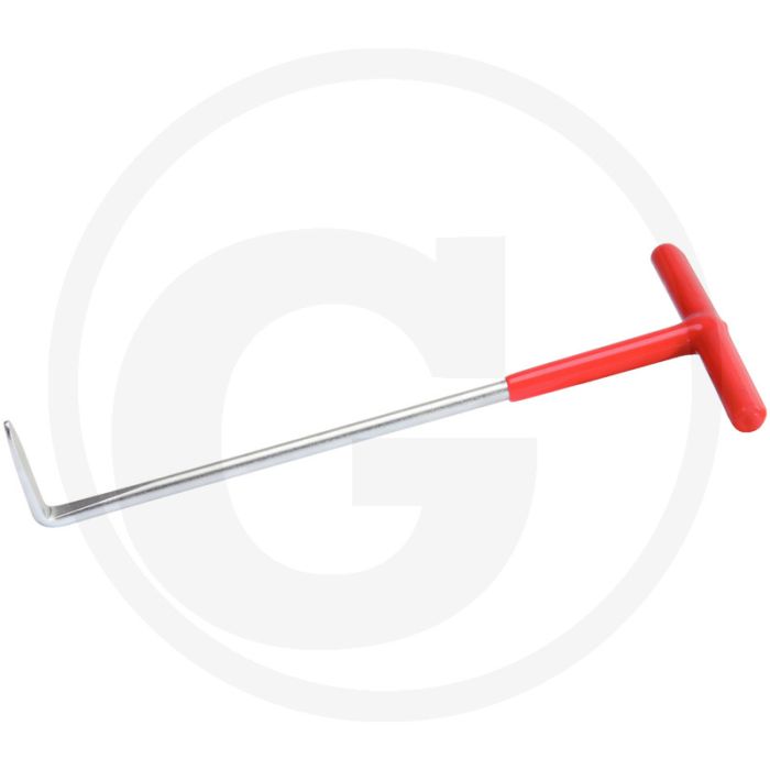 KS Tools Uitlaathaak v.uitlaatrubbers, 90°, 200 mm - T-Griff, 90° abgewinkelt, VW, Opel