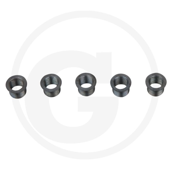 KS Tools Gewindebuchse m.Bund L=9mm,IG=M18x1,5/AG=M20x1,5 - Breedte: 60mm KS Tools Gewindebuchse m.Bund L=9mm,IG=M18x1,5/AG=M20x1,5 - Breedte: 60mm