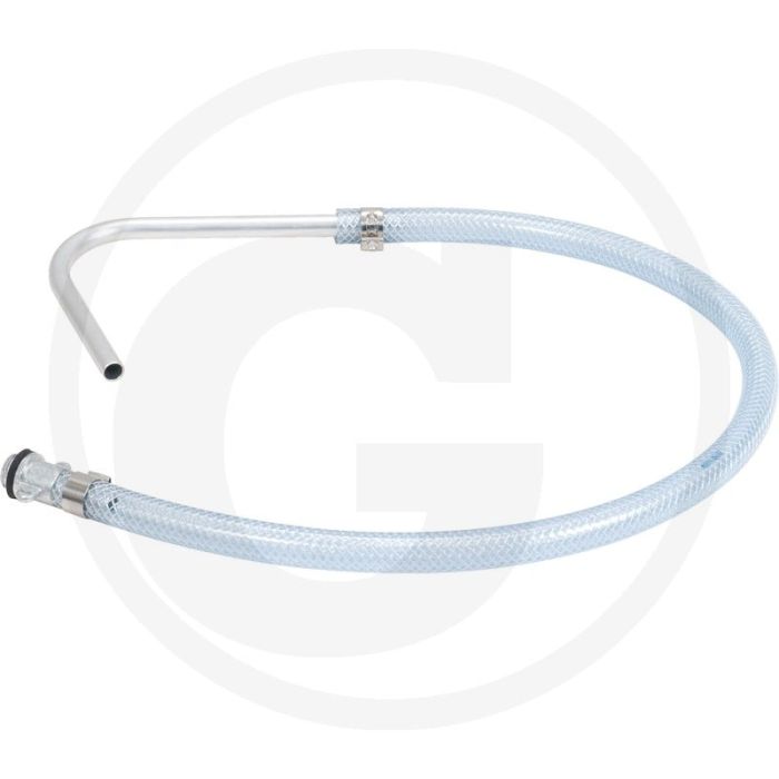 KS Tools PVC Schlauch mit gebogenem Auslaufrohr - 750mm Länge, 10mm Durchmesser