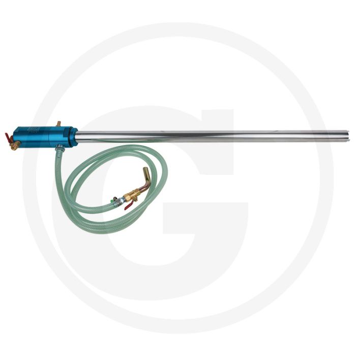 KS Tools Hebelzylinder-Fass-Pumpe voor 200L vaten - Zinkdruckguss - NBR Dichting - PVC-slang - SAE 50 - 395x70x1100mm