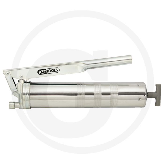KS Tools Hevel-vetspuit met flexibele slang, 400g - Hoogglans verchroomd, 500cm3