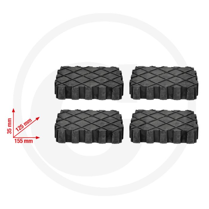 KS Tools Universal Gummiauflagen-Satz für Hebebühne, 4-tlg. - 230x170x330 mm KS Tools Universal Gummiauflagen-Satz für Hebebühne, 4-tlg. - 230x170x330 mm