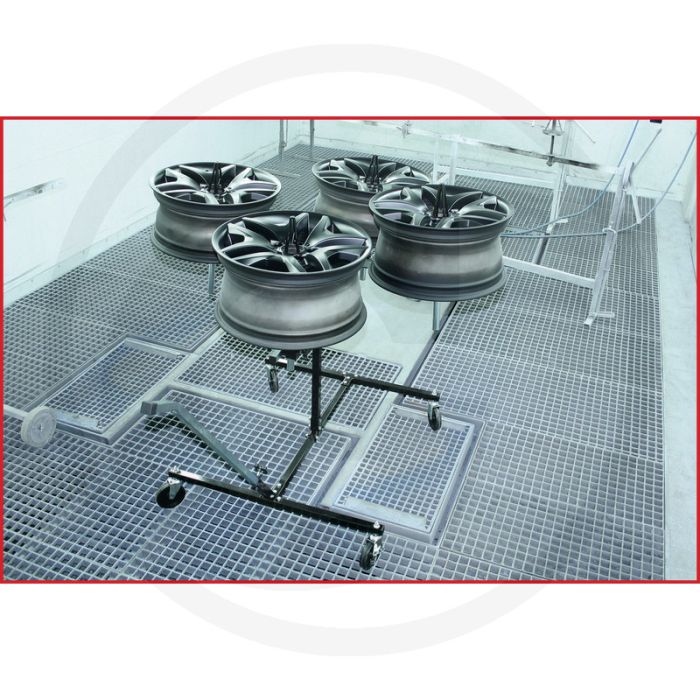 KS Tools Lackierständer für Felgen - Verstellbar, 90 kg belastbar