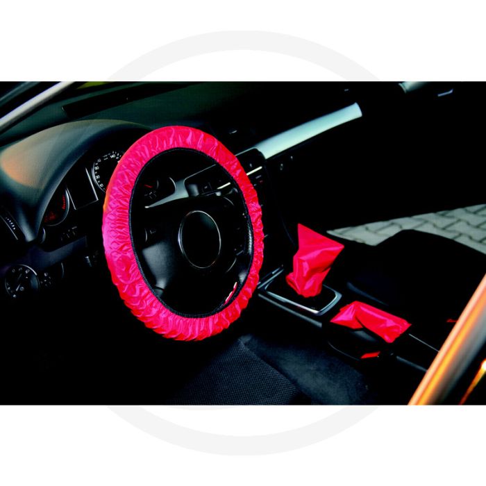 KS Tools Stuurbeschermer - Rood Nylon - Universele Pasvorm KS Tools Stuurbeschermer - Rood Nylon - Universele Pasvorm