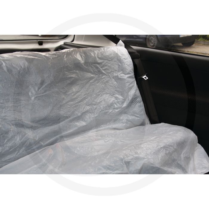 KS Tools Dubbele zittingbeschermer, wegwerp, wit - voor Sitzgrößen 1500 x 1300 mm