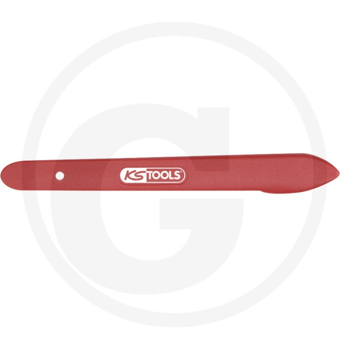 KS Tools Tweezijdige puntlepel en rondkophevel, 200 mm - Kunststof wiggen - Breedte: 25 mm KS Tools Tweezijdige puntlepel en rondkophevel, 200 mm - Kunststof wiggen - Breedte: 25 mm
