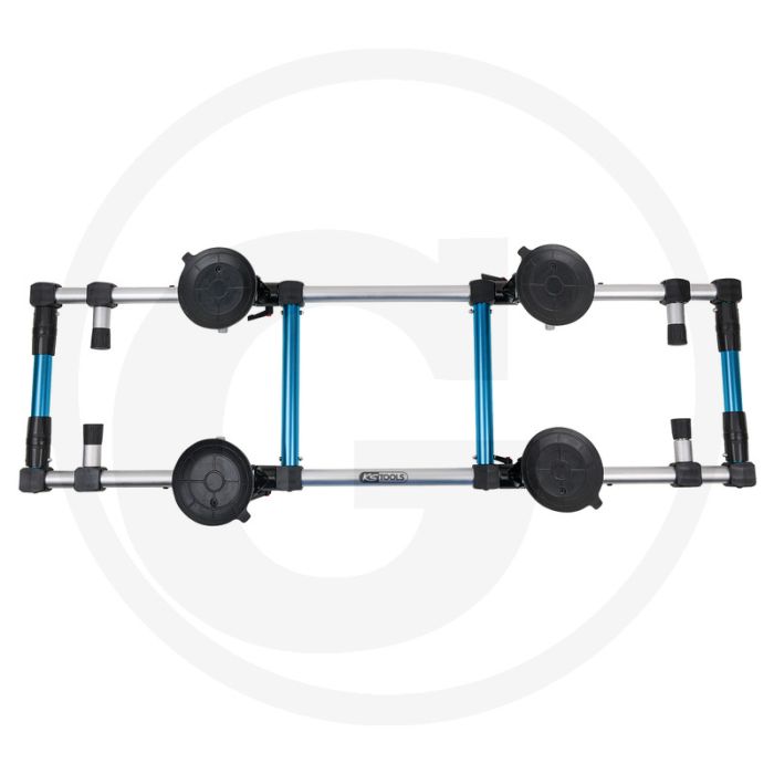 KS Tools Vierfach-Saugheber, 50 kg - Ideaal voor montage en demontage van autoruiten