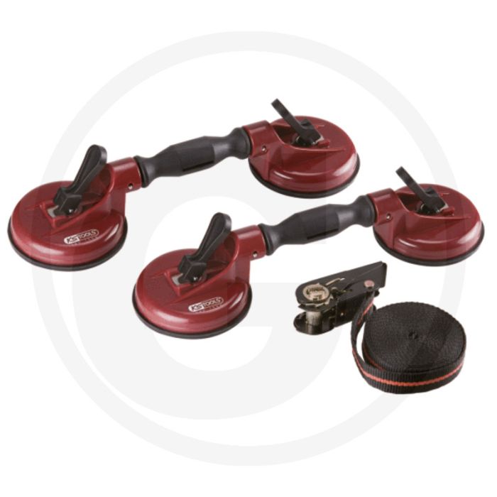 KS Tools Dubbele ruitenhouderset,3-dlg (3-teilig)