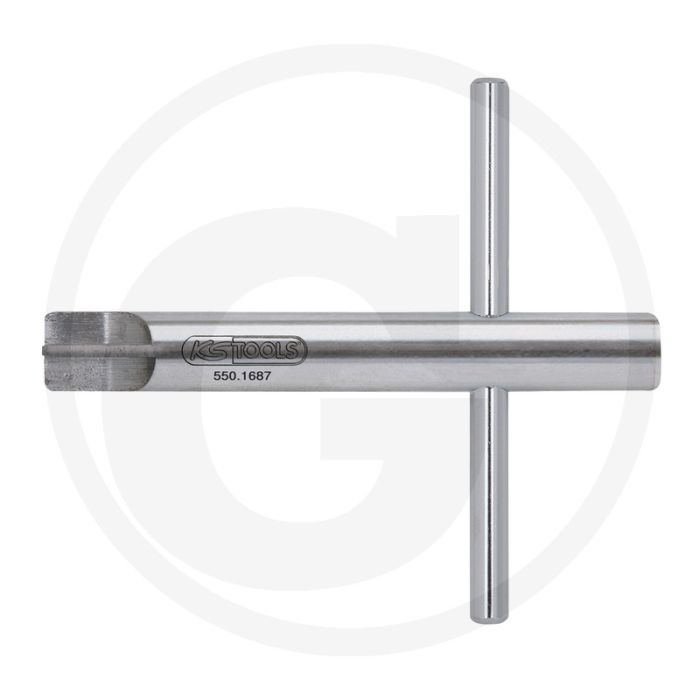 KS Tools Batteriestopfen-Dreher mit Knebel, 1,8mm - Beschädigungsfreies Ein- und Ausdrehen von Batteriestopfen - 130x27x168mm KS Tools Batteriestopfen-Dreher mit Knebel, 1,8mm - Beschädigungsfreies Ein- und Ausdrehen von Batteriestopfen - 130x27x168mm