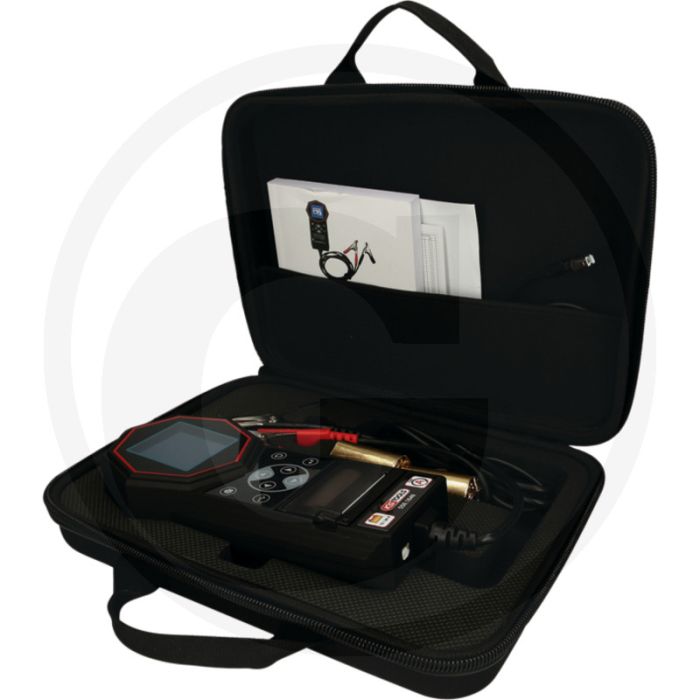 KS Tools Batterietester (12 V / 24 V digitale batterij- en laadsysteemtester met geïntegreerde printer)
