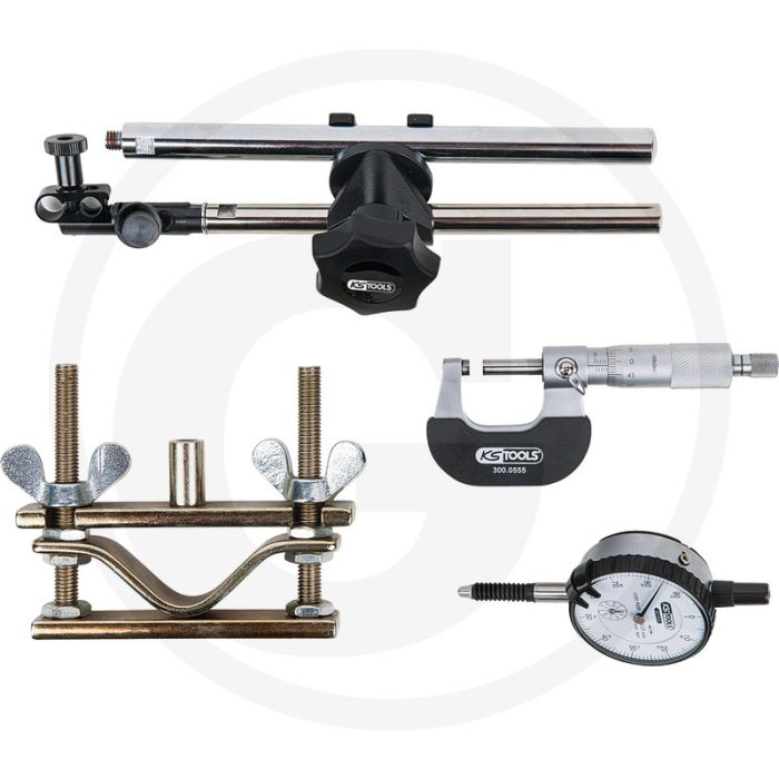 KS Tools Bremsscheiben-Messwerkzeug-Satz, 4-tlg. - Voor het meten van plan- en rondloop, inclusief Bremsscheibendicke - 382x282x62mm KS Tools Bremsscheiben-Messwerkzeug-Satz, 4-tlg. - Voor het meten van plan- en rondloop, inclusief Bremsscheibendicke - 382x282x62mm