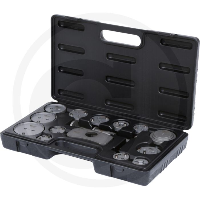 KS Tools Remzuiger reset gereedschapset, 15-delig - Rechtsdraaiend, magnetisch, 2kg