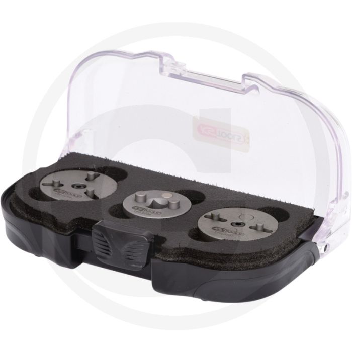 KS Tools Bremskolben Adapter-Satz, 3-tlg. - Zurücksetzen des Bremskolbens - 900x1680x470mm