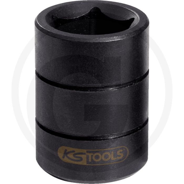 KS Tools 1/2" remklauw dopsleutel, 19 mm - 5-kant, kort, handmatig - 120 gram