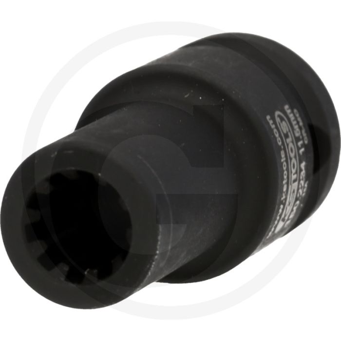 KS Tools 1/2" Bremssattel-Spezialstecknuss, 11,5mm - Voor Audi Q7, Porsche Macan - 10-kant KS Tools 1/2" Bremssattel-Spezialstecknuss, 11,5mm - Voor Audi Q7, Porsche Macan - 10-kant