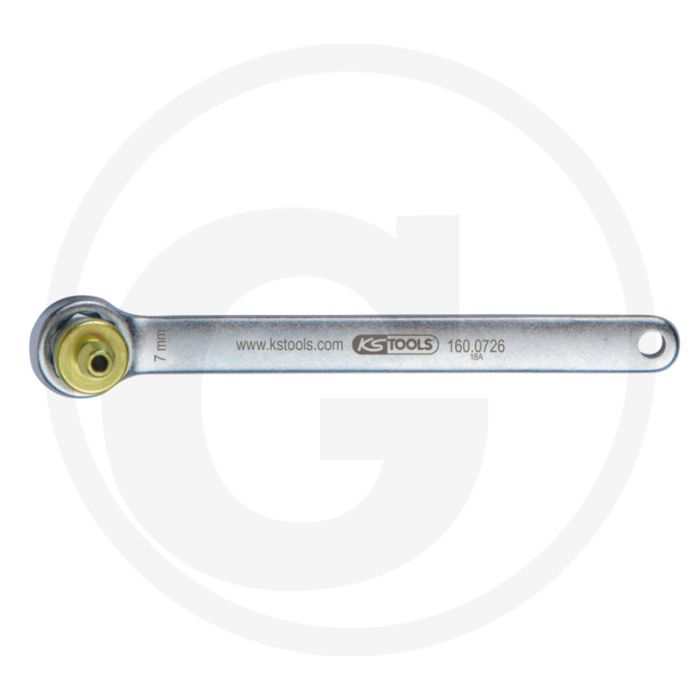 KS Tools Bremsen-Entlüftungsschlüssel, extra kurz, 7 mm, gr. + Breedte 55mm