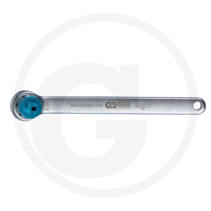 KS Tools Bremsen-Entlüftungsschlüssel, extra kurz, 8 mm, bl - Breedte: 55mm