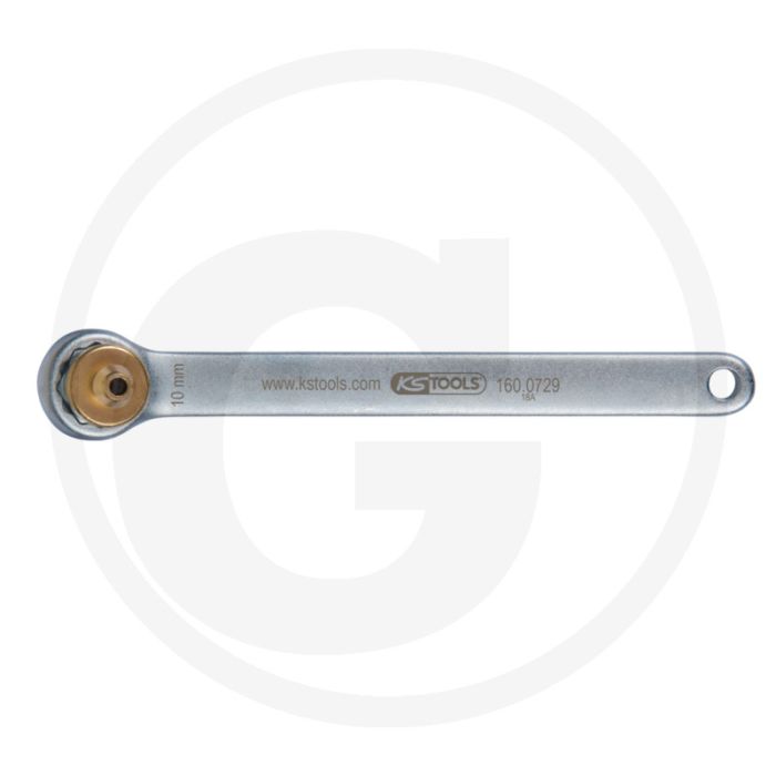 KS Tools Bremsen-Entlüftungsschlüssel, extra kurz, 10 mm, g - Breedte: 55mm KS Tools Bremsen-Entlüftungsschlüssel, extra kurz, 10 mm, g - Breedte: 55mm