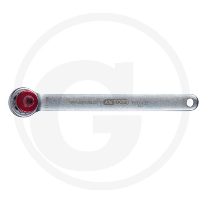 KS Tools Bremsen-Entlüftungsschlüssel, extra kurz, 11 mm, r - 55x20x150 mm KS Tools Bremsen-Entlüftungsschlüssel, extra kurz, 11 mm, r - 55x20x150 mm