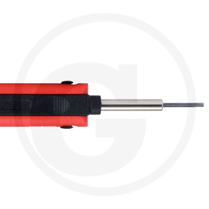 KS Tools Ontgrendelgereedschap v.vlakstekkercontact 2,5/ 5,8 mm - Geschikt voor AMP Tyco ST - 5,8 mm KS Tools Ontgrendelgereedschap v.vlakstekkercontact 2,5/ 5,8 mm - Geschikt voor AMP Tyco ST - 5,8 mm