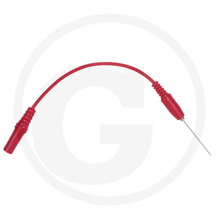 KS Tools Naald testkabel, rood - 4,0 mm Eingangsbuchse, 24V (10A), 200,0 mm KS Tools Naald testkabel, rood - 4,0 mm Eingangsbuchse, 24V (10A), 200,0 mm