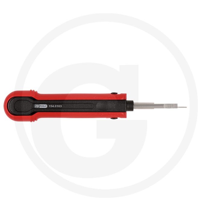 KS Tools Entriegelungswerkzeug für Flachstecker 1,2 mm (KOSTAL MLK) - Entriegelung von Kontakten, 1,2 mm - 20x10x160mm
