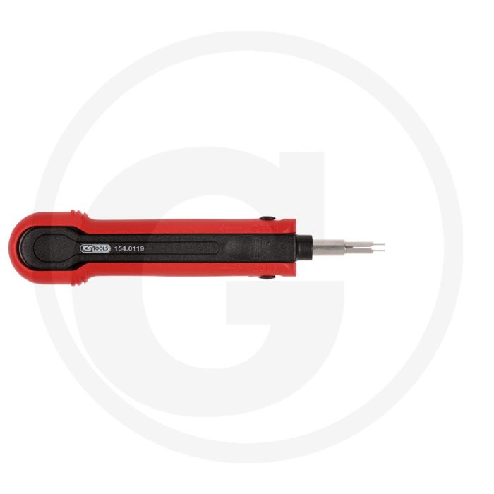 KS Tools Entriegelungswerkzeug für Flachsteckhülsen 2,8 mm (KOSTAL SLK) - Entriegelung von Kontakten, 2,8 mm, 160x20x10 mm