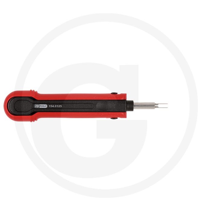 KS Tools Entriegelungswerkzeug für Flachstecker/Flachsteckhülsen 4,8 mm (AMP Tyco MCP) - 160mm - 20x10mm