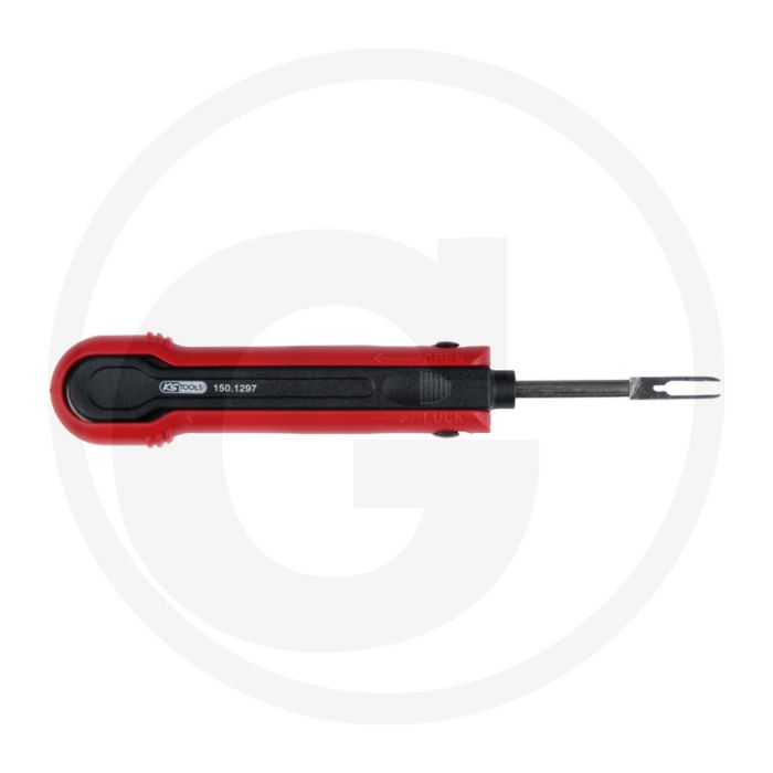 KS Tools Ontgrendelgereedschap +2 sluitlipjes,1,5mm contactbreedte - 24mm lengte.