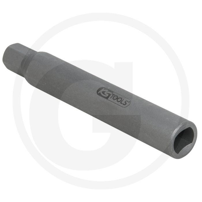 KS Tools 10 mm speciale schokdemperbits, 6,3 mm Nissan - Ideaal voor professionele reparaties - 15x15x95 mm