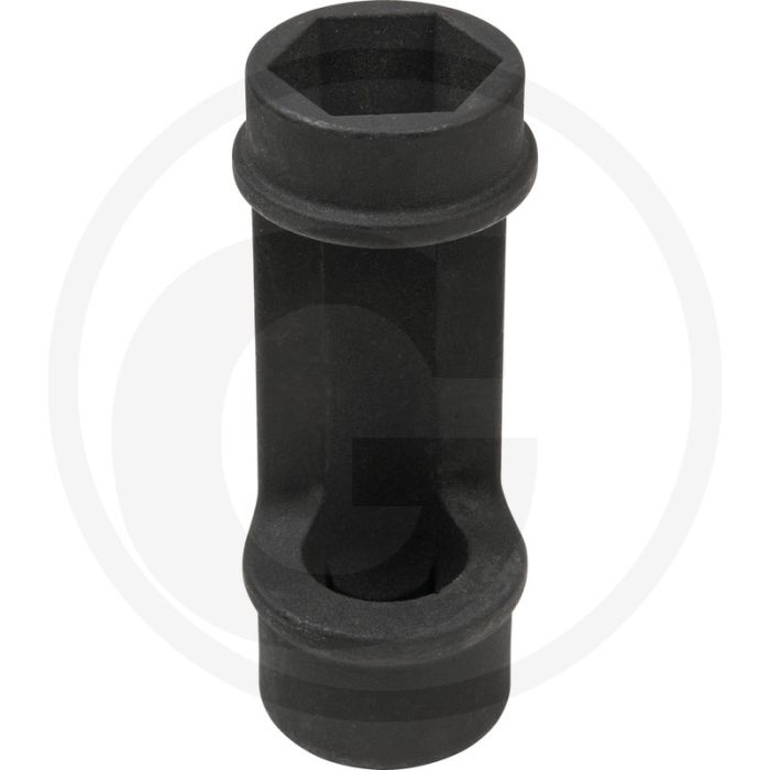 KS Tools Stoßdämpfer-Außensechskant-Gegenhalter-Stecknuss, 22mm - 6-kant, phosphatiert, 52x32x98mm