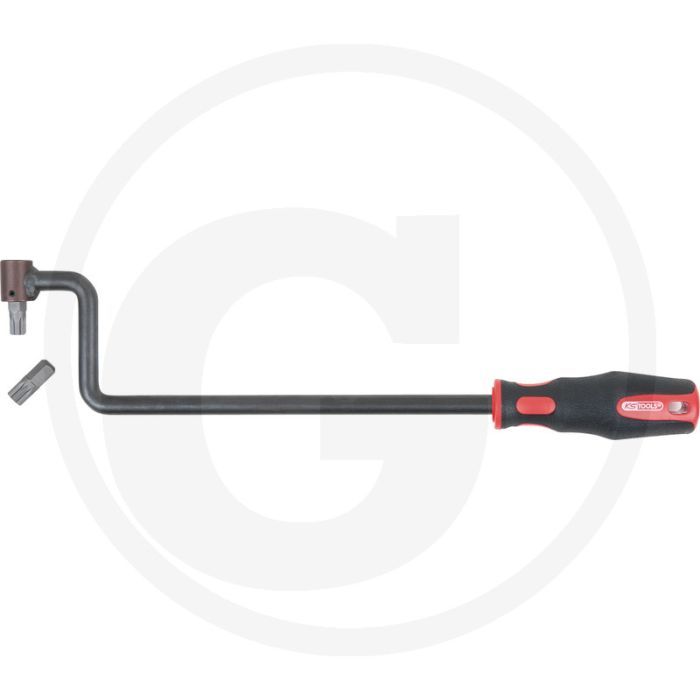 KS Tools Spureinstellschlüssel für Mercedes,3-tlg. - Ideal für Hinterachse - Mercedes C- und S-Klasse - 2-Komponentengriff KS Tools Spureinstellschlüssel für Mercedes,3-tlg. - Ideal für Hinterachse - Mercedes C- und S-Klasse - 2-Komponentengriff