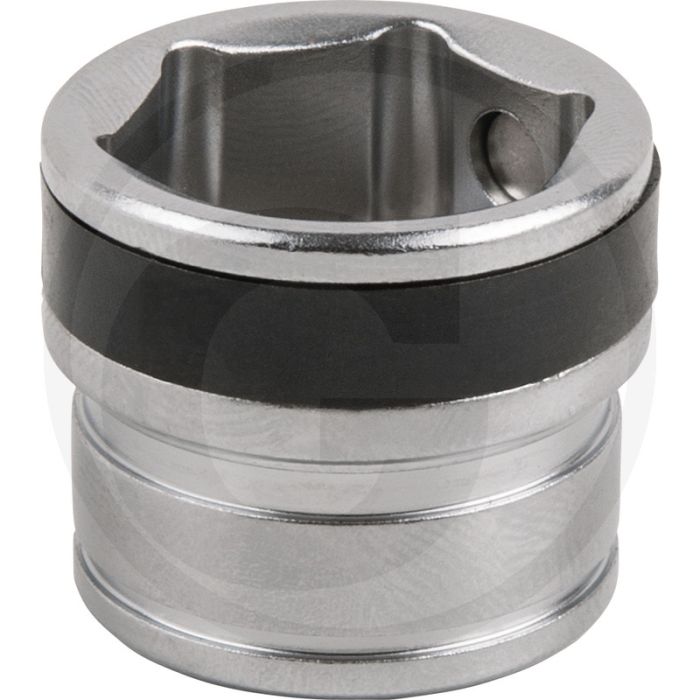 KS Tools Öldienst-Sechskant-Stecknuss mit Magnet, 17 mm - Spezial-Stecknuss für Ölablass- und Getriebeölkontrollschraube