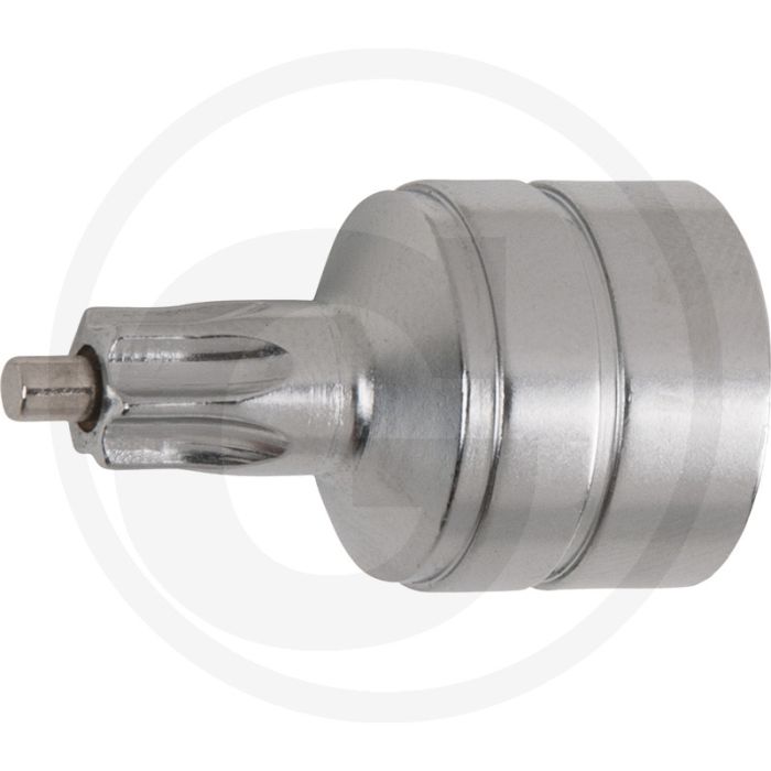 KS Tools Öldienst-TX-Stecknuss mit Magnet, T45 - Torx mit Zapfen, Chrom Vanadium - 54x39x19mm KS Tools Öldienst-TX-Stecknuss mit Magnet, T45 - Torx mit Zapfen, Chrom Vanadium - 54x39x19mm