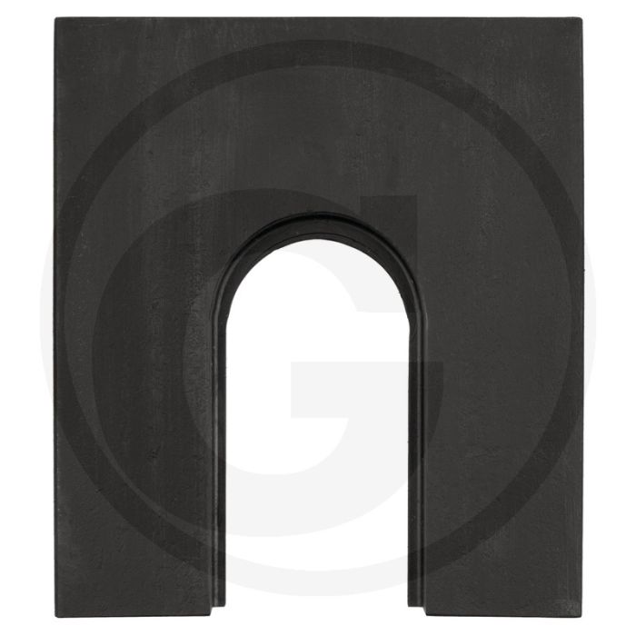 KS Tools Prismenplatte Ø 72,0 mm - Universele Platte voor Lagerpers - 212,1 x 157,57 x 230,3 mm