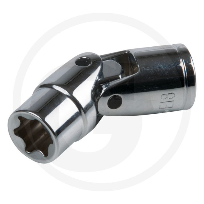 KS Tools 1/2" Getriebegehäuse-Gelenknuss, E18 - Kardangelenk, Chrom Vanadium KS Tools 1/2" Getriebegehäuse-Gelenknuss, E18 - Kardangelenk, Chrom Vanadium