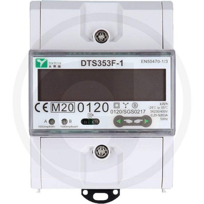KS Tools efuturo Stromzähler für Hutschiene (MID-geeicht, 3 Phasen, 11 oder 22 kW)