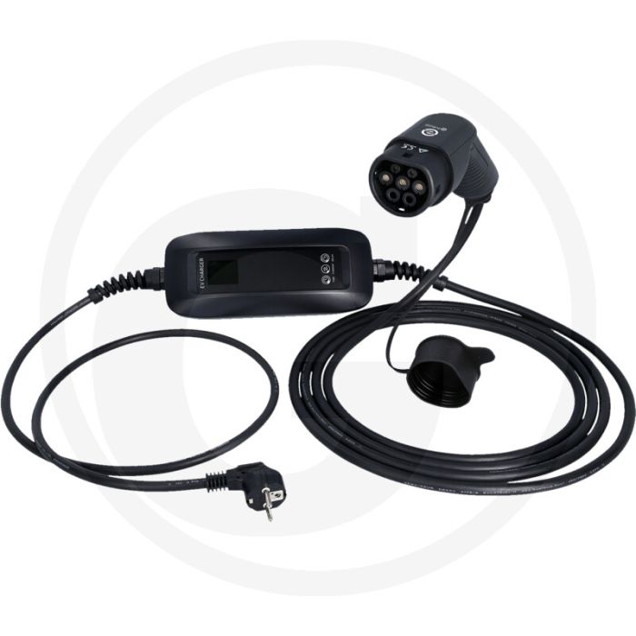 KS Tools efuturo mobile Ladestation (mit Typ 2 Ladekabel, 1 Phase, bis zu 3,7 kW, bis zu 16 A, 230 V, Mode 2, LCD Display, Schuko-Stecker) KS Tools efuturo mobile Ladestation (mit Typ 2 Ladekabel, 1 Phase, bis zu 3,7 kW, bis zu 16 A, 230 V, Mode 2, LCD Display, Schuko-Stecker)