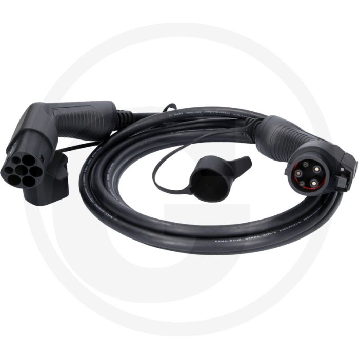 KS Tools efuturo Ladekabel, Typ 2 auf Typ 1 (gerade, 5 m, 1 Phase, bis zu 7,4 kW, 32 A, 230 V, Mode 3)