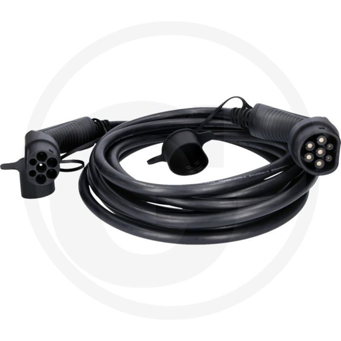 KS Tools efuturo Ladekabel, Typ 2 auf Typ 2 (gerade, 8 m, 3 Phasen, bis zu 22 kW, 32 A, 400 V, Mode 3)
