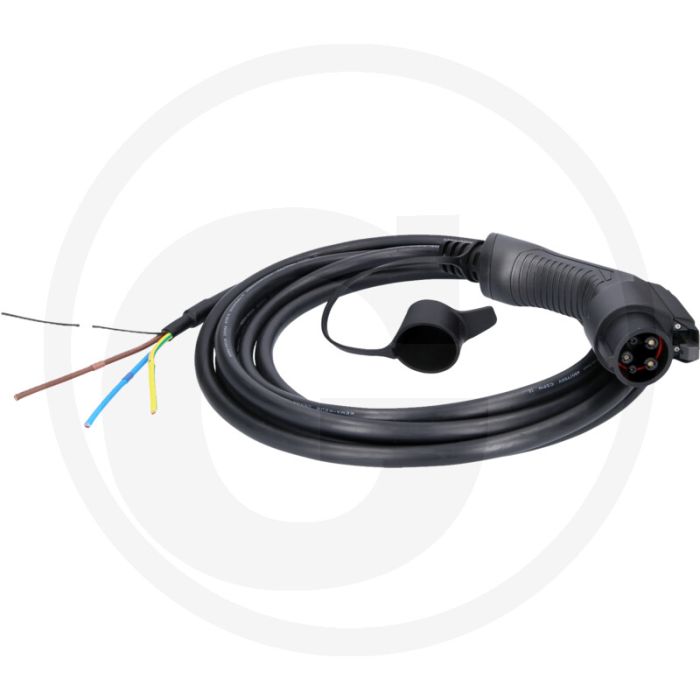 KS Tools efuturo Ladekabel, Ende offen auf Typ 1 (zum Anschluss an eine Wallbox, gerade, 5 m, 1 Phase, bis zu 7,4 kW, 32 A, 230 V, Mode 3) KS Tools efuturo Ladekabel, Ende offen auf Typ 1 (zum Anschluss an eine Wallbox, gerade, 5 m, 1 Phase, bis zu 7,4 kW, 32 A, 230 V, Mode 3)