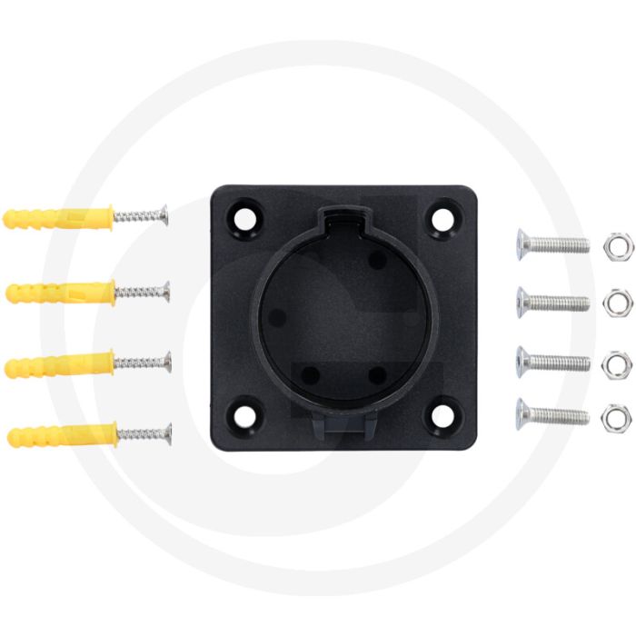 KS Tools efuturo Wandhalterung für Typ 1 Stecker - Schwarz, leichte Wandmontage, inkl. Befestigungsmaterial KS Tools efuturo Wandhalterung für Typ 1 Stecker - Schwarz, leichte Wandmontage, inkl. Befestigungsmaterial
