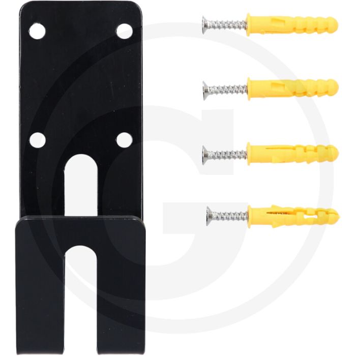 KS Tools efuturo Wandhalterung für Ladekabel - Schwarz, leichte Wandmontage