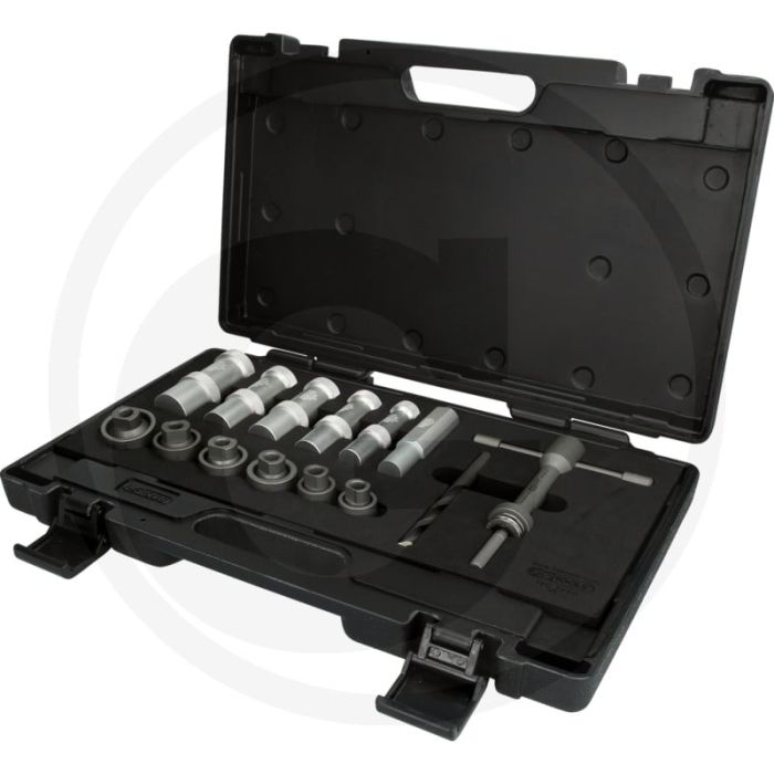 KS Tools Lochstanzen-Satz für PDC-Sensoren, 20-tlg. - ideal für Parksensoren - 340x80x300mm KS Tools Lochstanzen-Satz für PDC-Sensoren, 20-tlg. - ideal für Parksensoren - 340x80x300mm