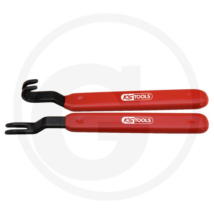 KS Tools Clipverwijderaar, rechte vorm - 280mm lengte, 45g gewicht