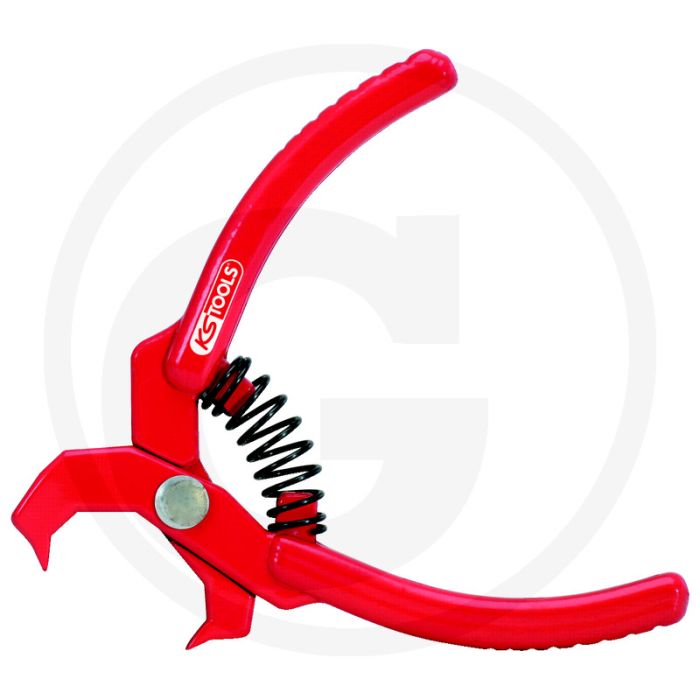 KS Tools Clip-verwijdertang, gebogen, 100mm, rood - Voor kunststof blindklinknagels KS Tools Clip-verwijdertang, gebogen, 100mm, rood - Voor kunststof blindklinknagels